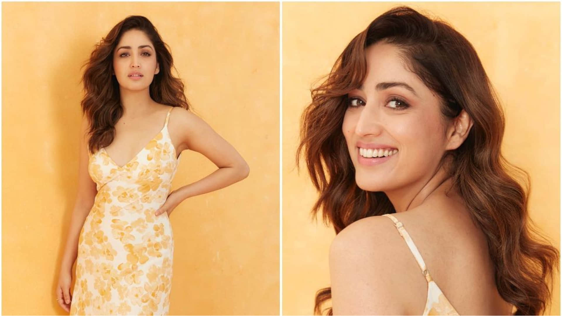 yami gautam floral midi dress for film promotion perfect for summer outing