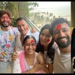 विक्की कौशल और कटरीना कैफ की पहली होली