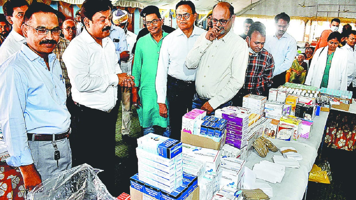 Health of 358 patients checked in health camp