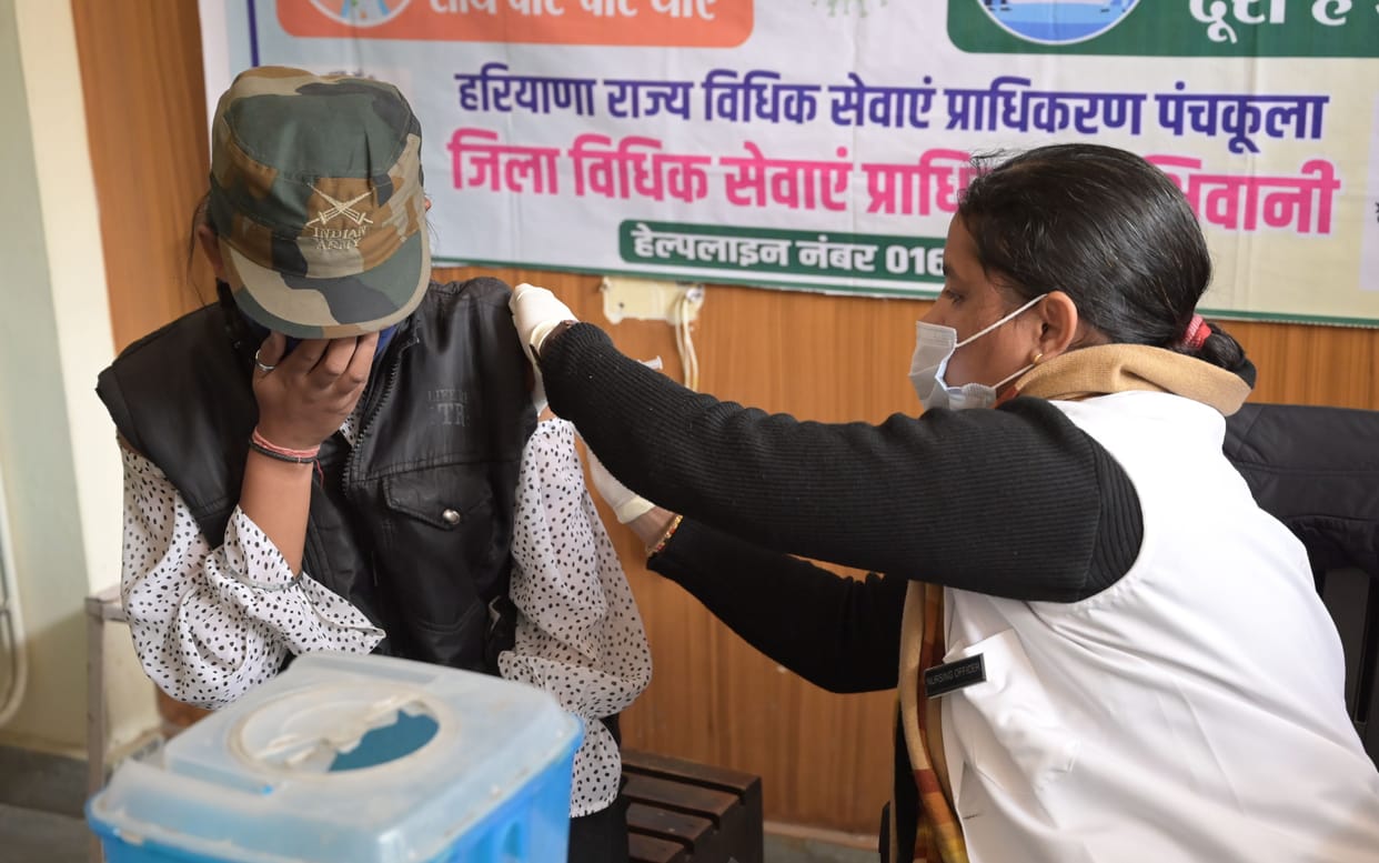 9 children on the first day and 20 children got the vaccine on the second day