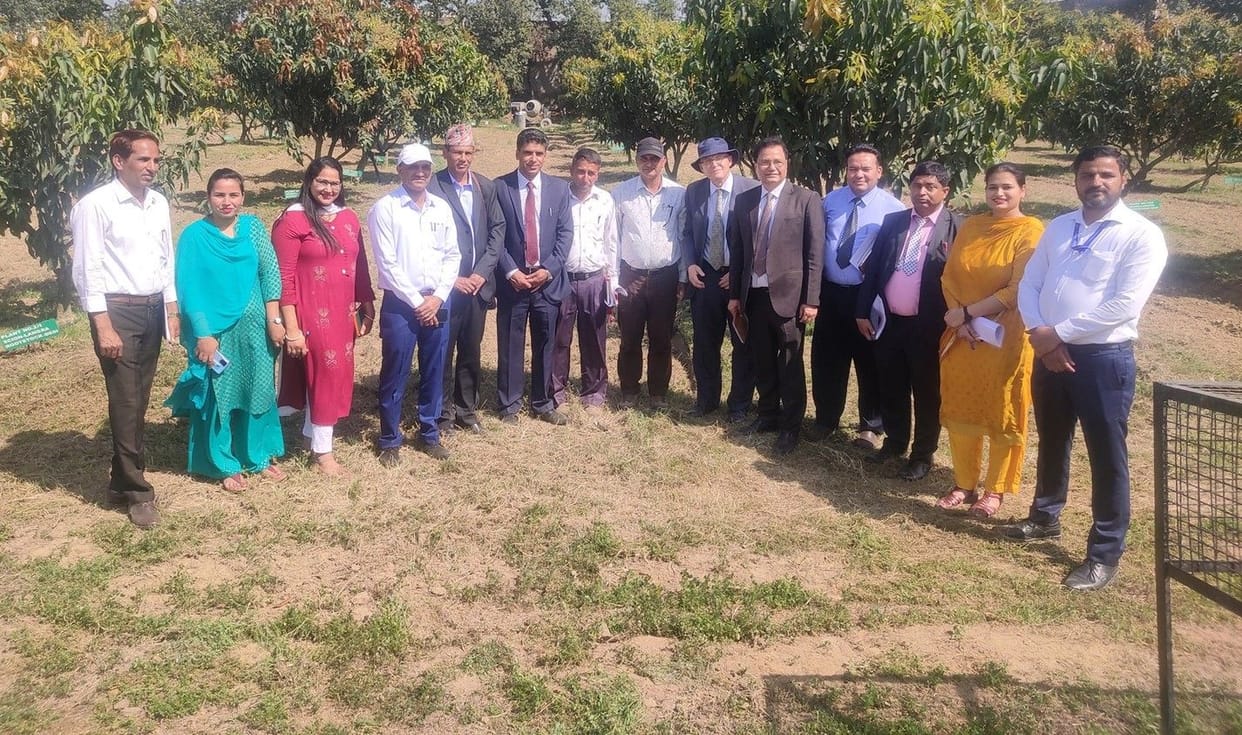 Nepal delegation visits India Israel Sub Tropical Fruit Center