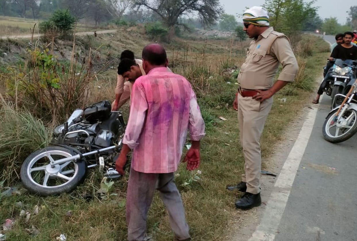 Accidents spoil the festival of Holi