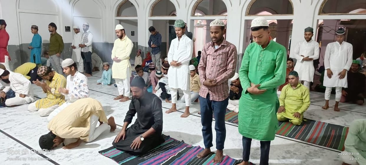 Celebrated Shab-e-Barat by worshiping Allah