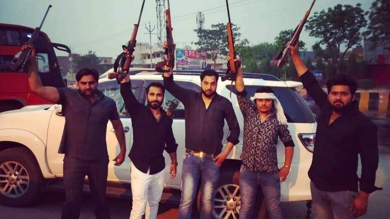 ghaziabad loni MLA nand kishor gurjar close aid dhanush gurjar arrested