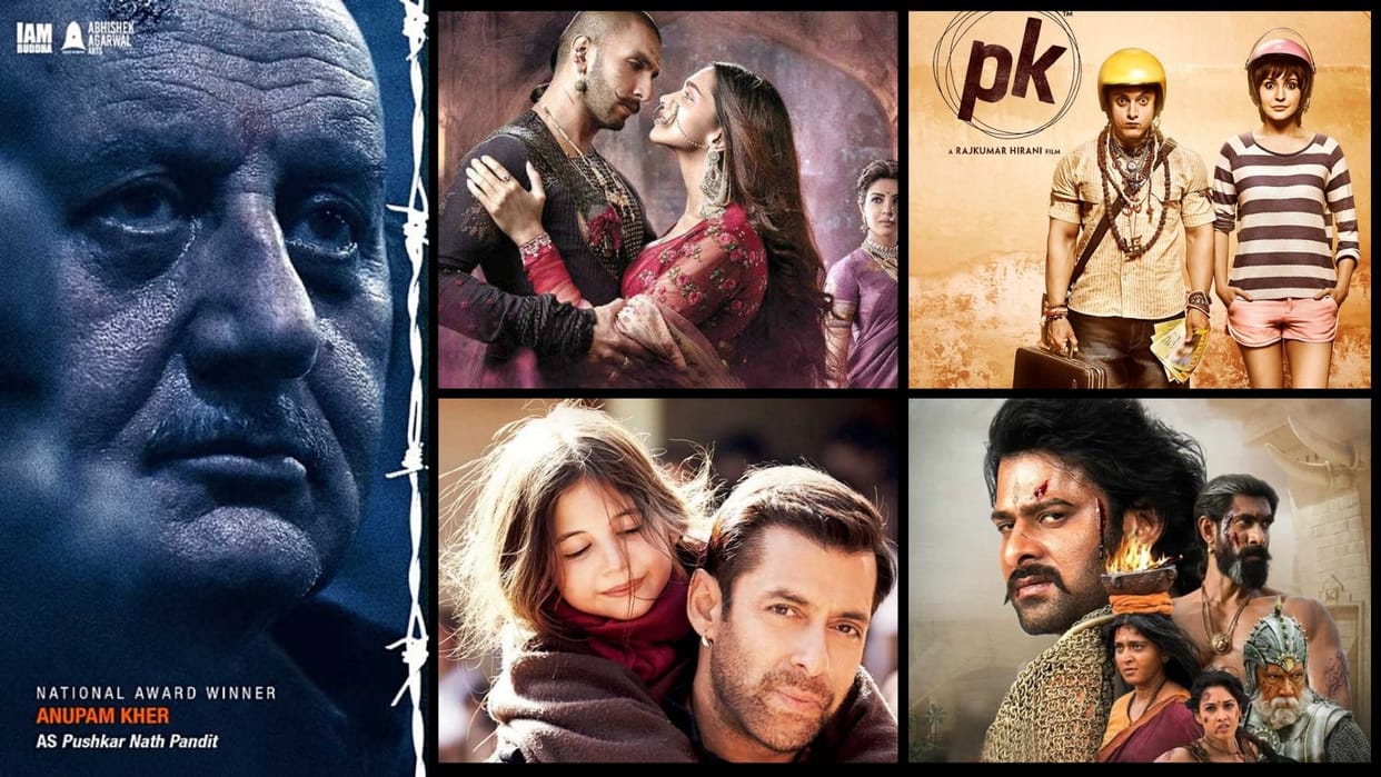 Bollywood Highest 8th Day Collection Movies The Kashmir Files Baahubali 2 PK Dangal Tiger Zinda Hai Sanju
