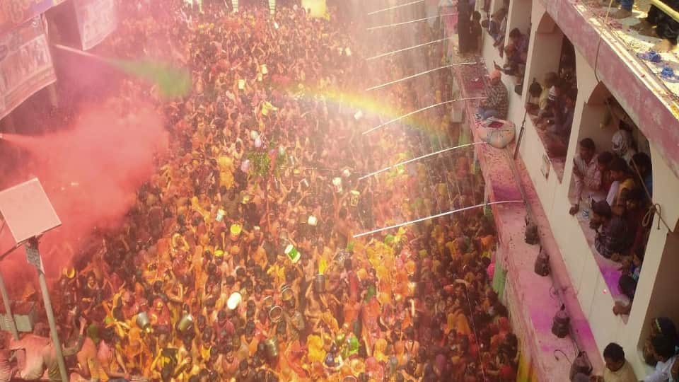 Huranga Celebrated At Dauji Temple In Baldev Mathura