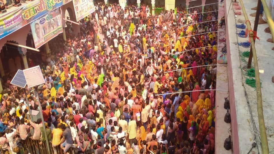 Huranga Celebrated At Dauji Temple In Baldev Mathura