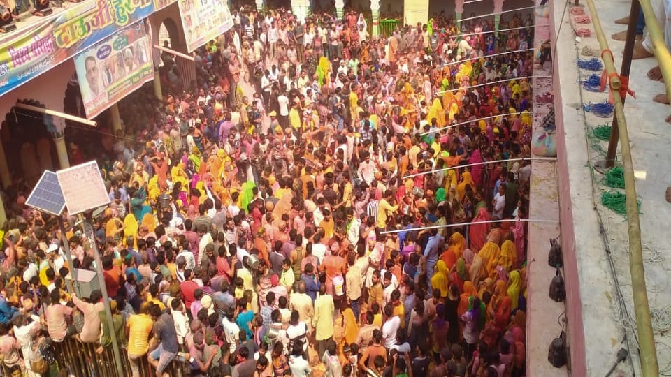 Huranga Celebrated At Dauji Temple In Baldev Mathura