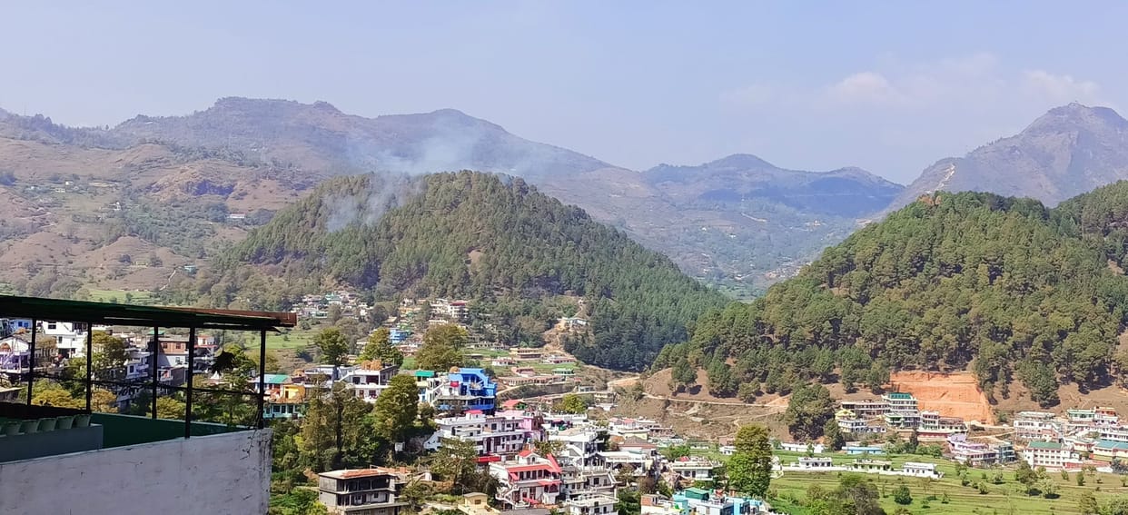 Forest Fire in Pithauragarh