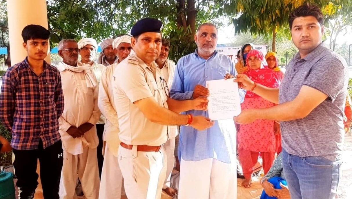 The health of the person sitting on hunger strike to demand action in the land dispute deteriorated, the DSP assured action in a week
