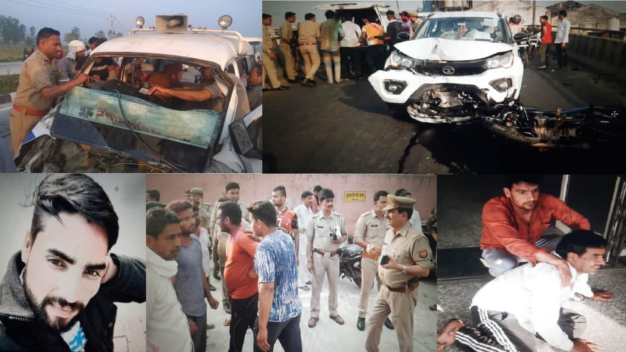 UP News: Eight people have died and 15 injured in many road accidents in Baghpat Muzaffarnagar Bijnor see photos