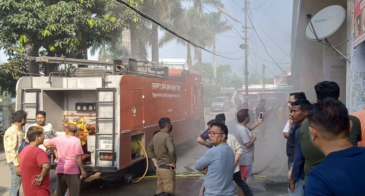 fire in shop