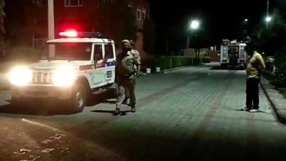 Oxygen cylinder exploded at The White Medical College and Hospital in Pathankot