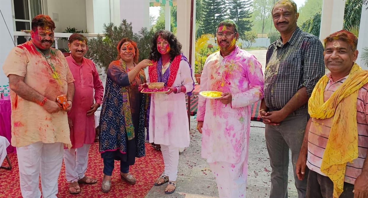 Holi celebrated in Terai