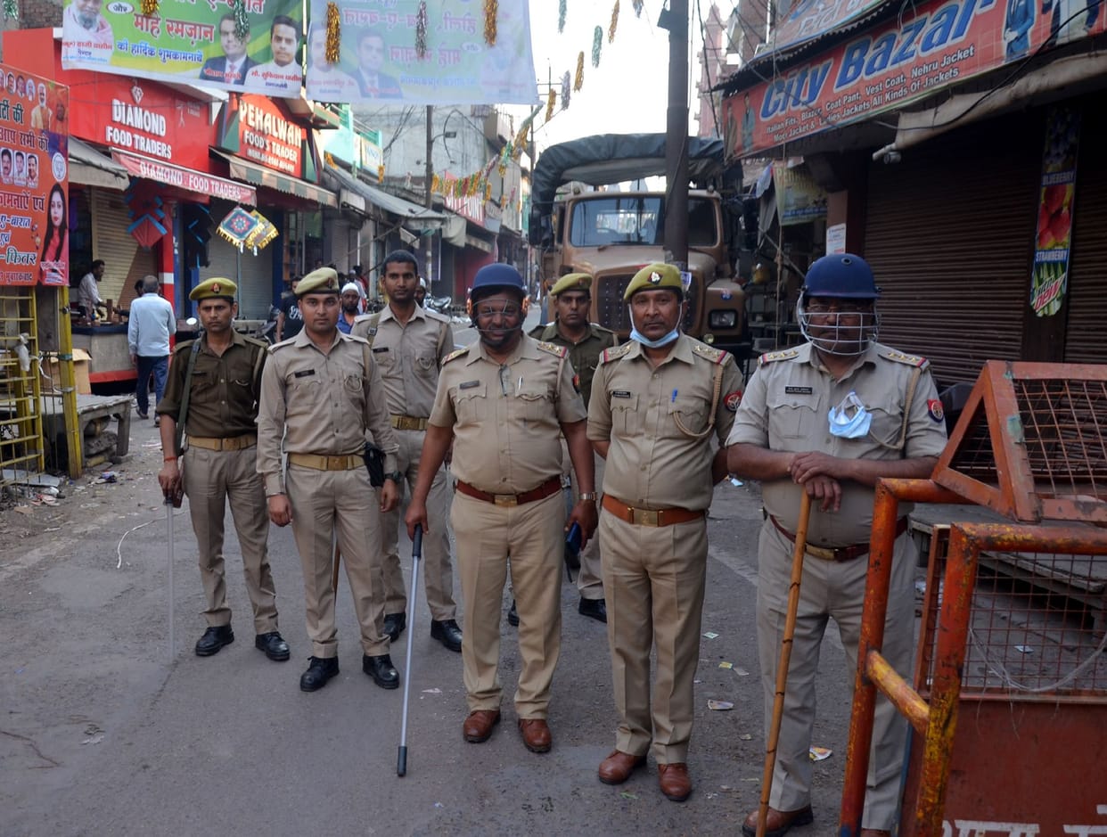 Aligarh: Police-administration alert about Friday prayers
