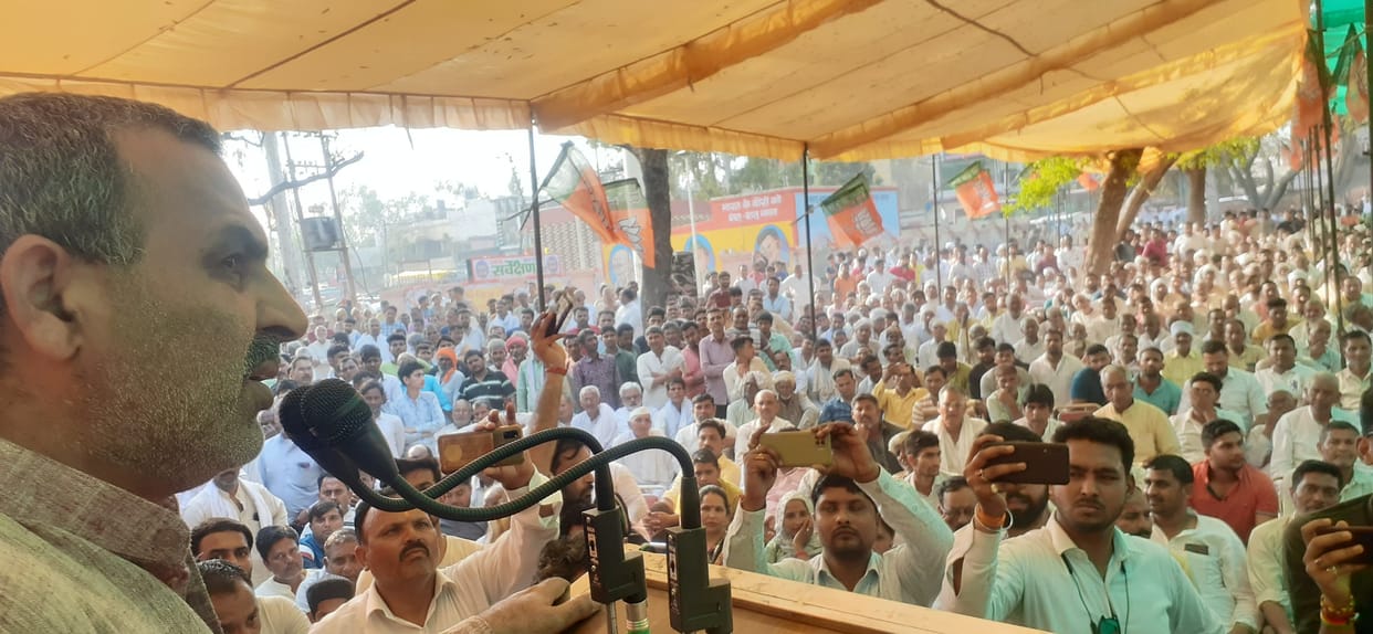 Said Dr. Sanjeev Baliyan - Opponents will not be able to install even pieces on the roads built by us