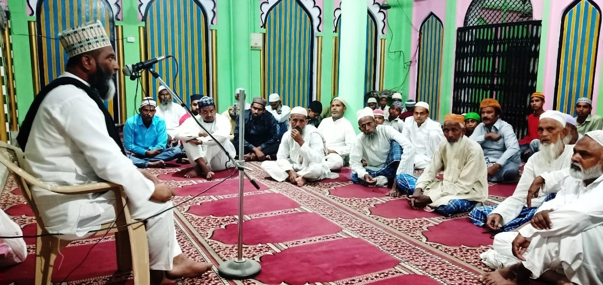 sab e barat, prayer in mosque