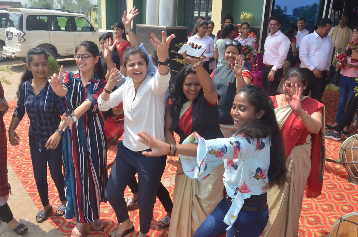CBSE 12th term-one result declared, meritorious dance and celebrate