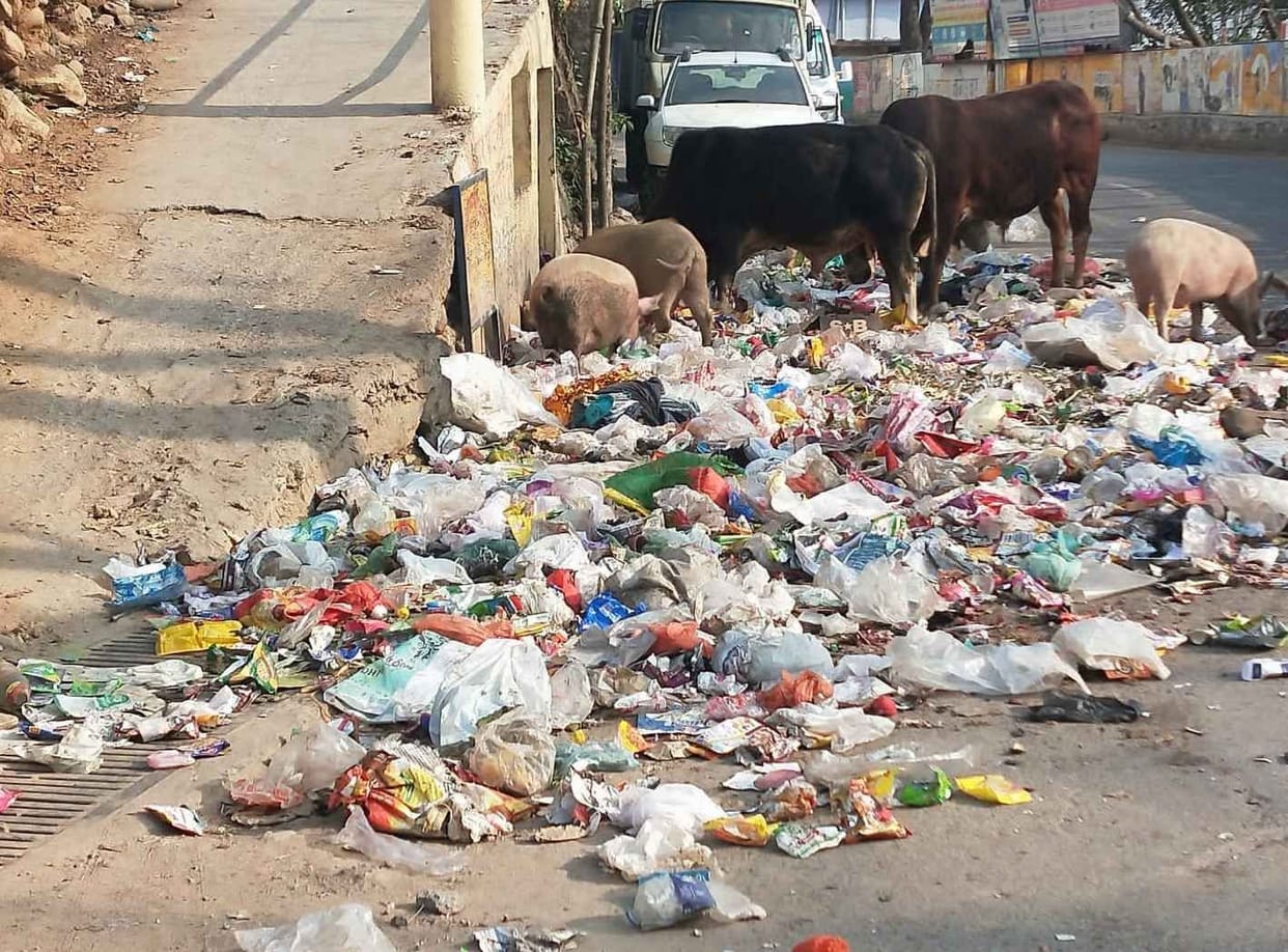 Garbaje At Tahsil Marg
