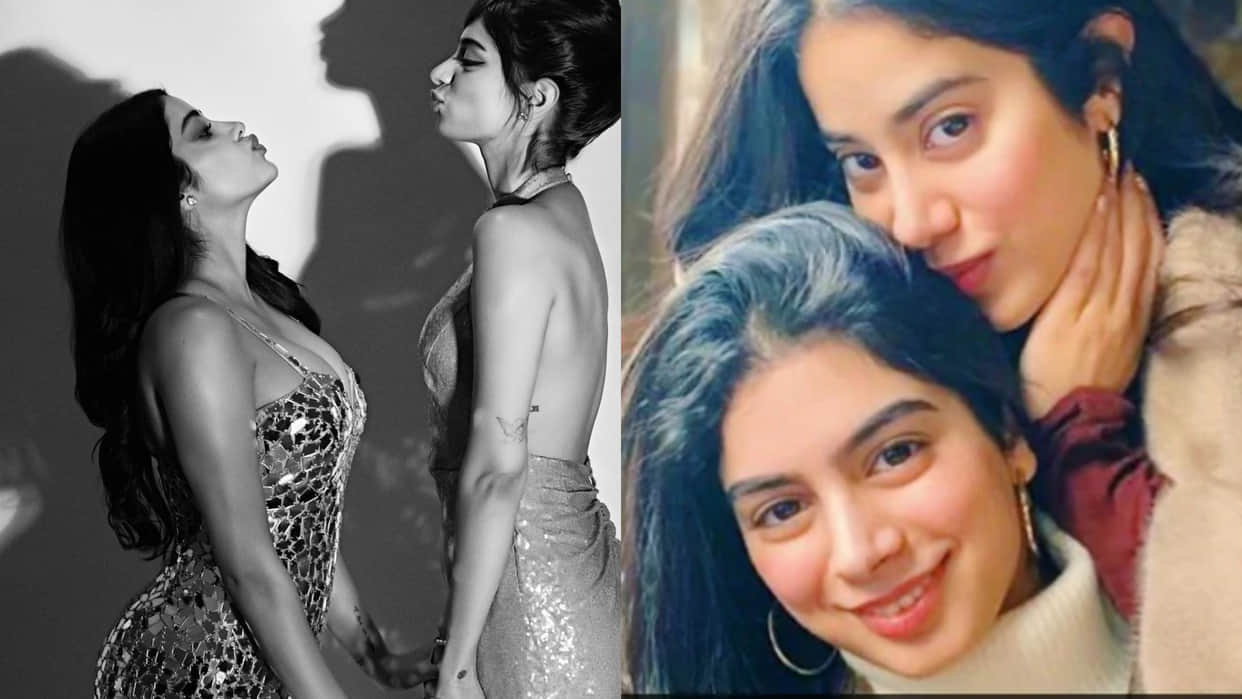 Boney Kapoor commented on a photo shared by Janhvi Kapoor with sister khushi Kapoor