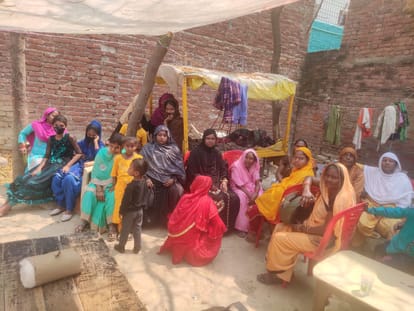 murder in jaunpur Husband killed wife with attack of knife after protested for drinking wine parents do not want any action