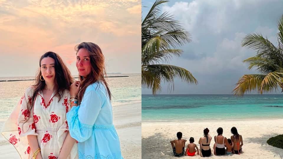 Karisma Kapoor shares throwback picture from Maldives with sister Kareena Kapoor