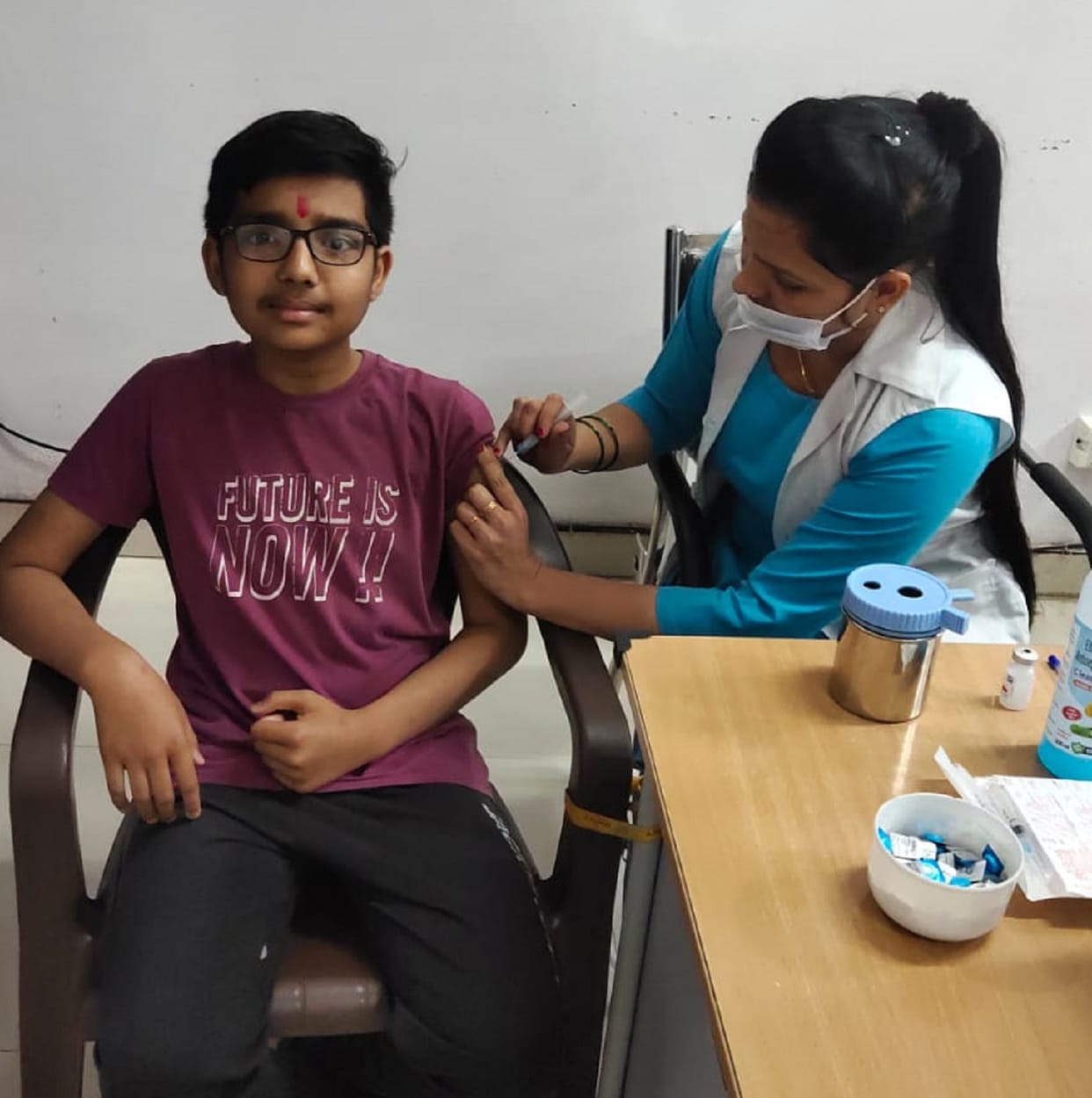 189 children aged 12 to 14 were vaccinated, Kurukshetra