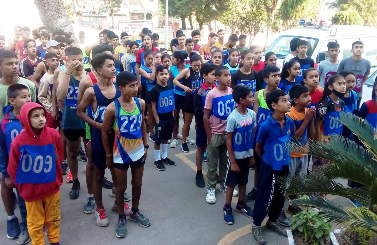 Ramesh topped the cross country event