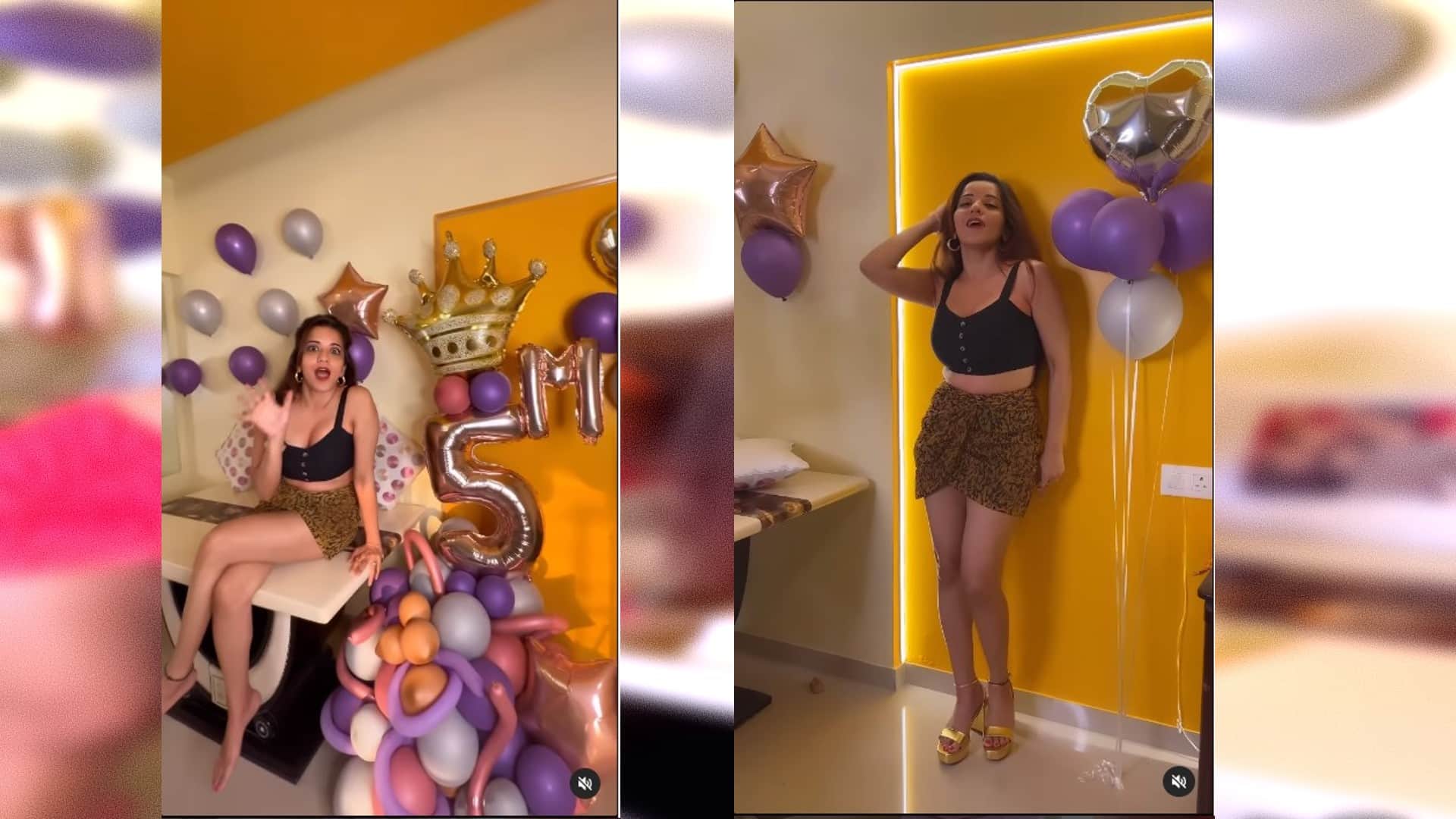 bhojpuri actress monalisa celebrates 5 million followers on instagram