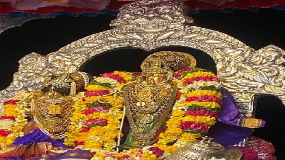 Lord Goda Rangamannar gave darshan to the devotees ten-day Brahmotsavam started from today