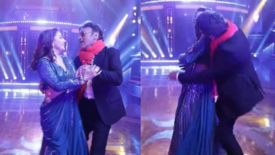 Madhuri Dixit shares dance video on 100 Days song Sun Beliya with Jackie Shroff