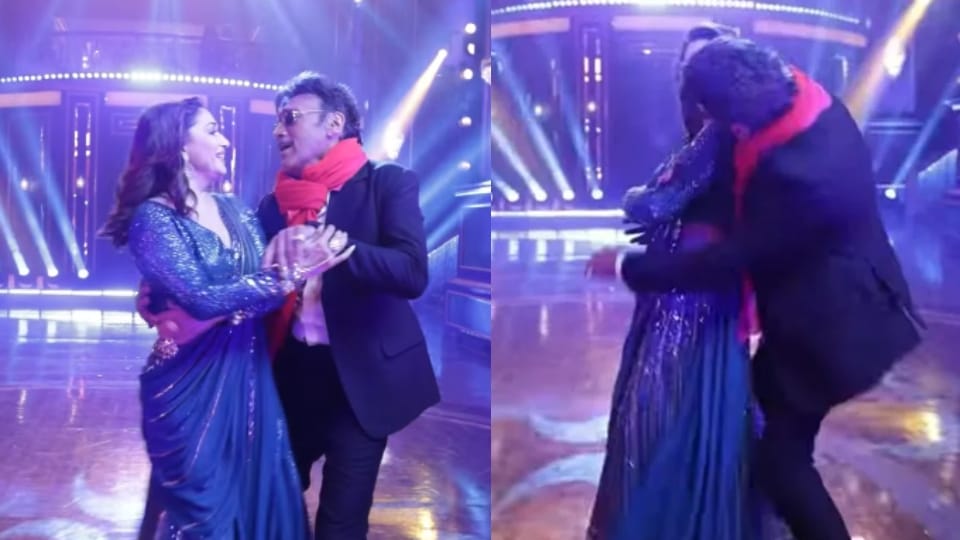 Madhuri Dixit shares dance video on 100 Days song Sun Beliya with Jackie Shroff