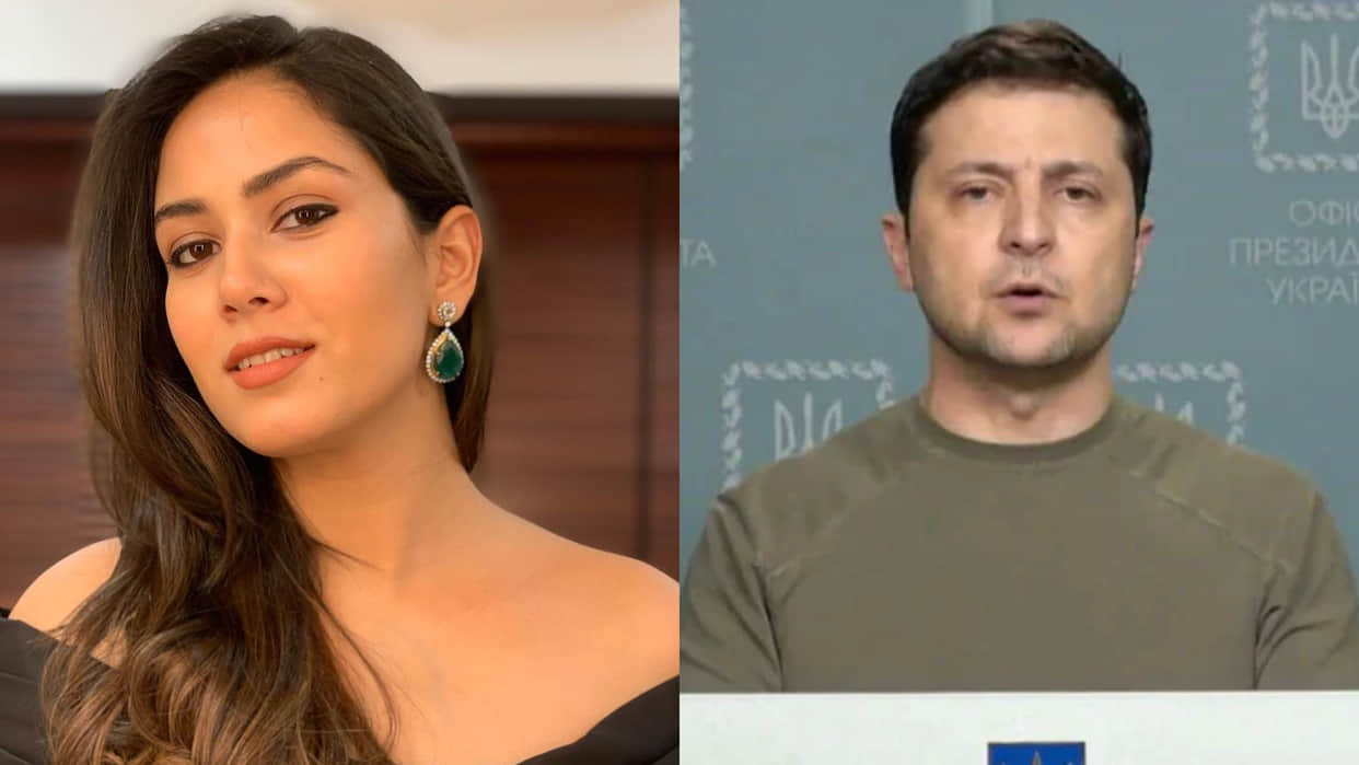 Russia Ukraine war: Mira Rajput shared a Instagram story in support of Ukraine president Volodymyr Zelenskyy
