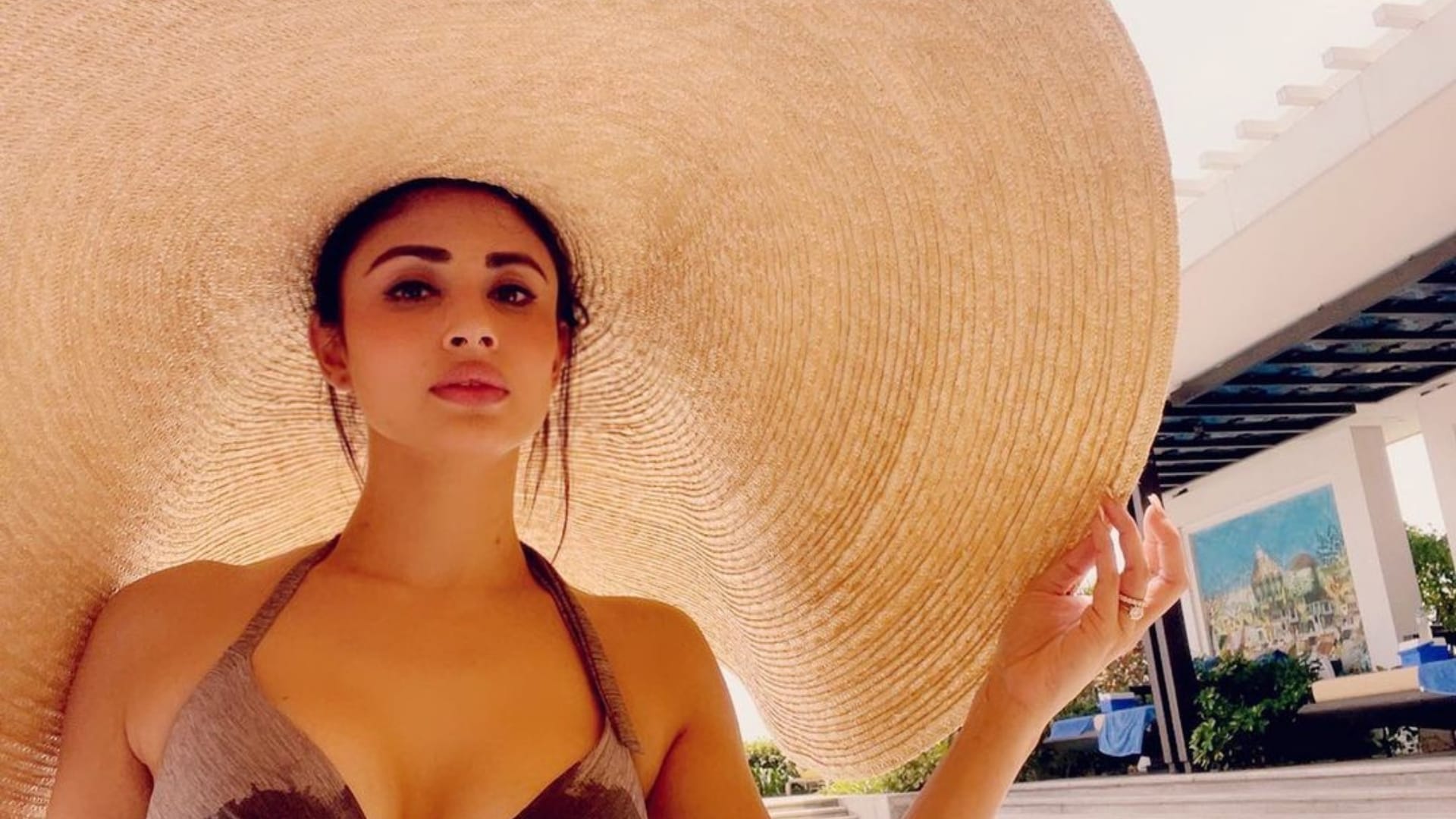 Mouni Roy and Suraj Nambiar twin in white in viral new pics from Dubai vacation