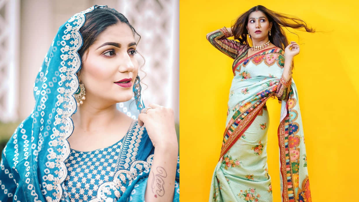 Haryanvi dancer and singer Sapna Choudhary get back on stage after 10 days of her surgery