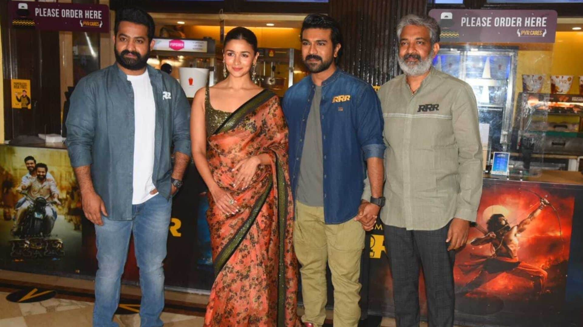 RRR Alia Bhatt upset with SS Rajamouli Unfollow the director and deleted the film post on instagram