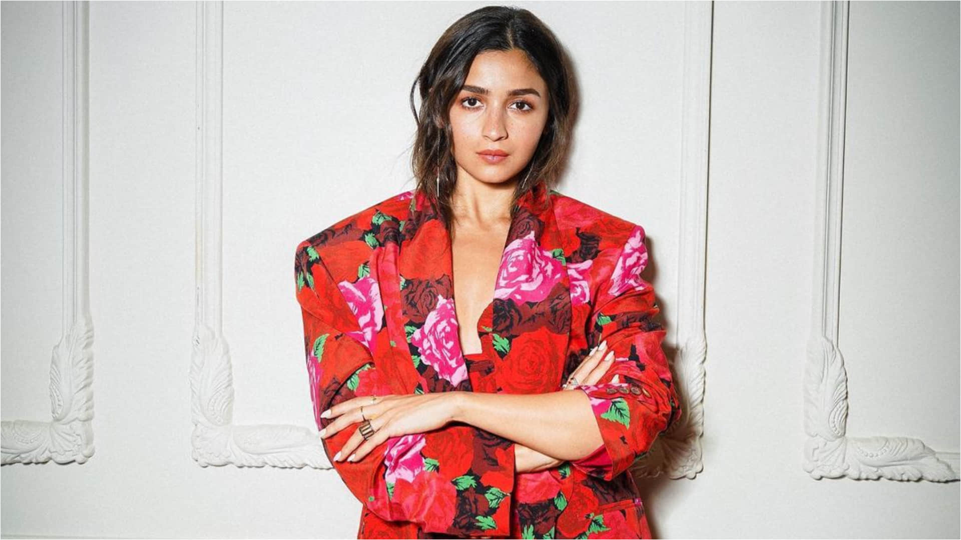 alia bhatt floral print short dress gorgeous look for party