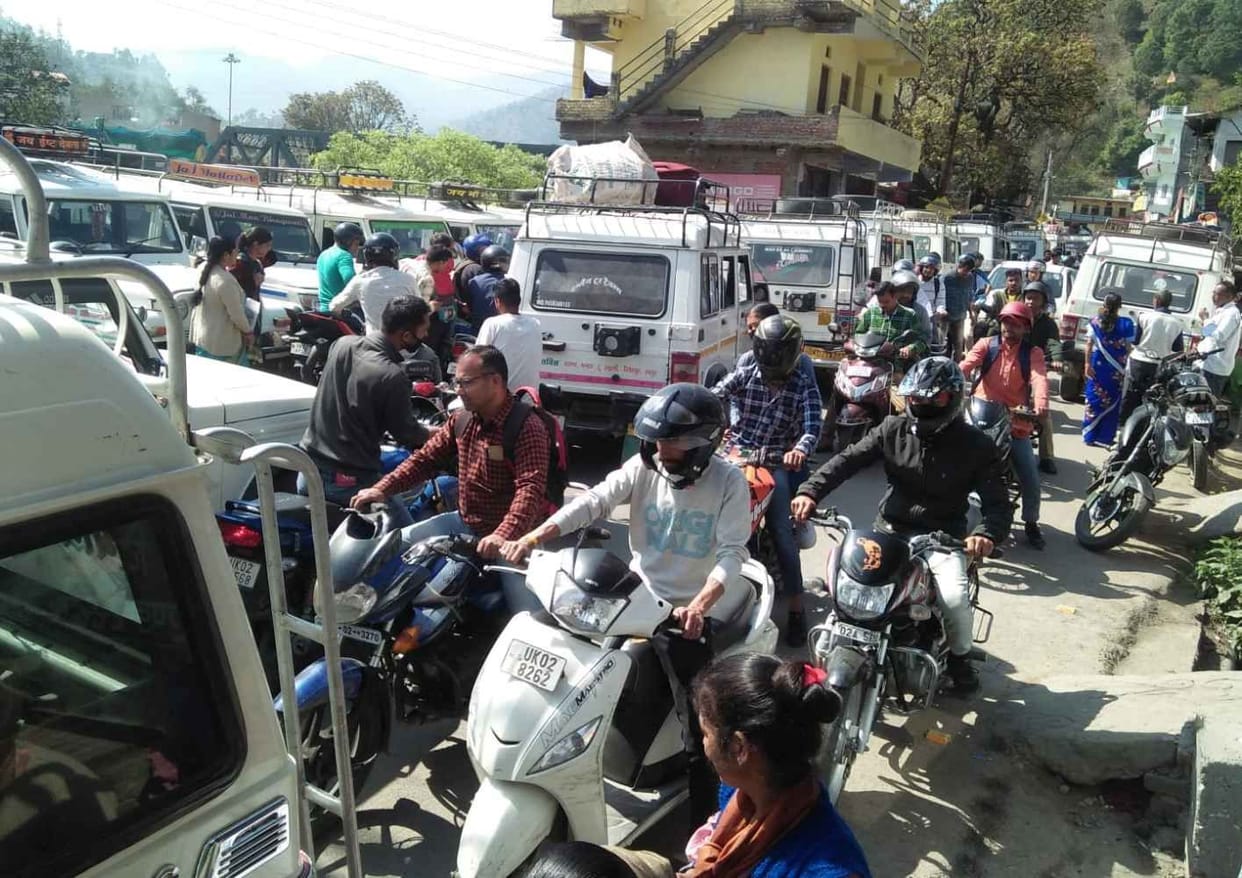 Traffic Jam in Bageshwar
