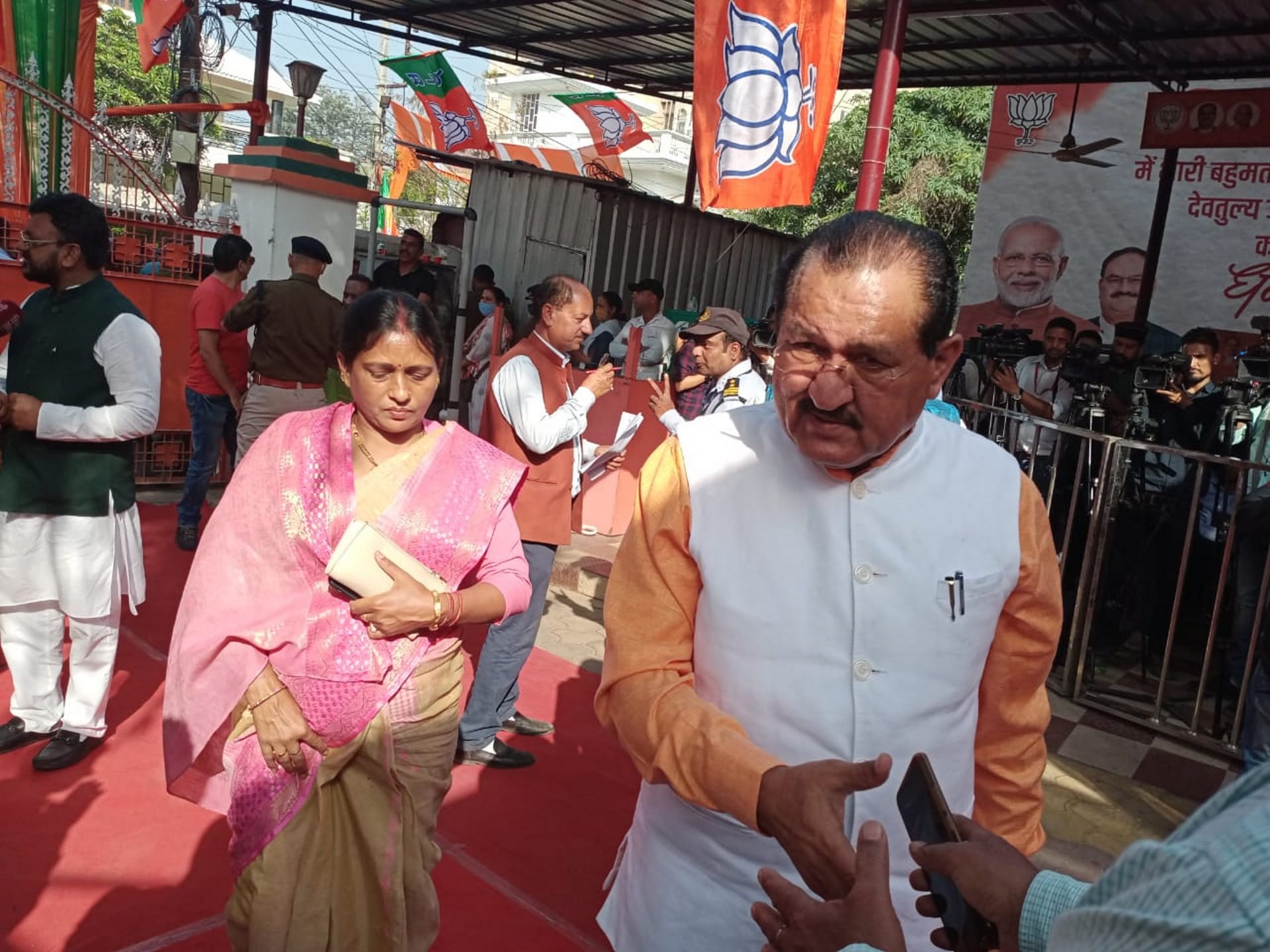 Uttarakhand Next CM Rajnath Singh Decide After BJP Legislature Party Meeting, see photos