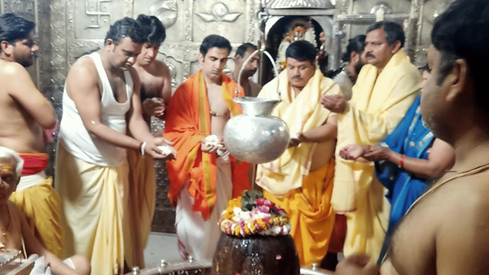 Ujjain: Cricketer Gautam Gambhir reached Mahakal's shelter, said - nothing worse than if AAP government supported Khalistanis