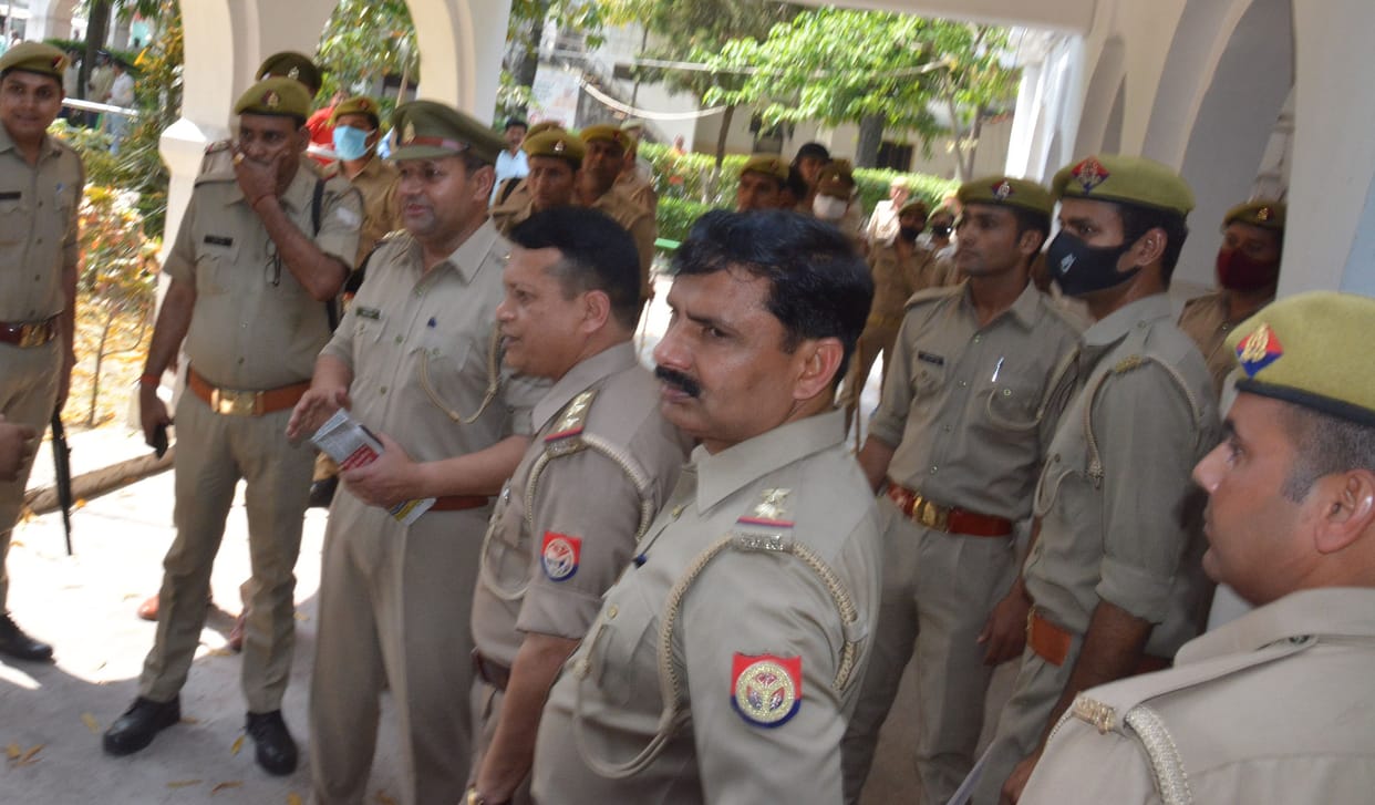 If the atmosphere is disturbed, those with saffron caps will not be allowed to enter the villages.