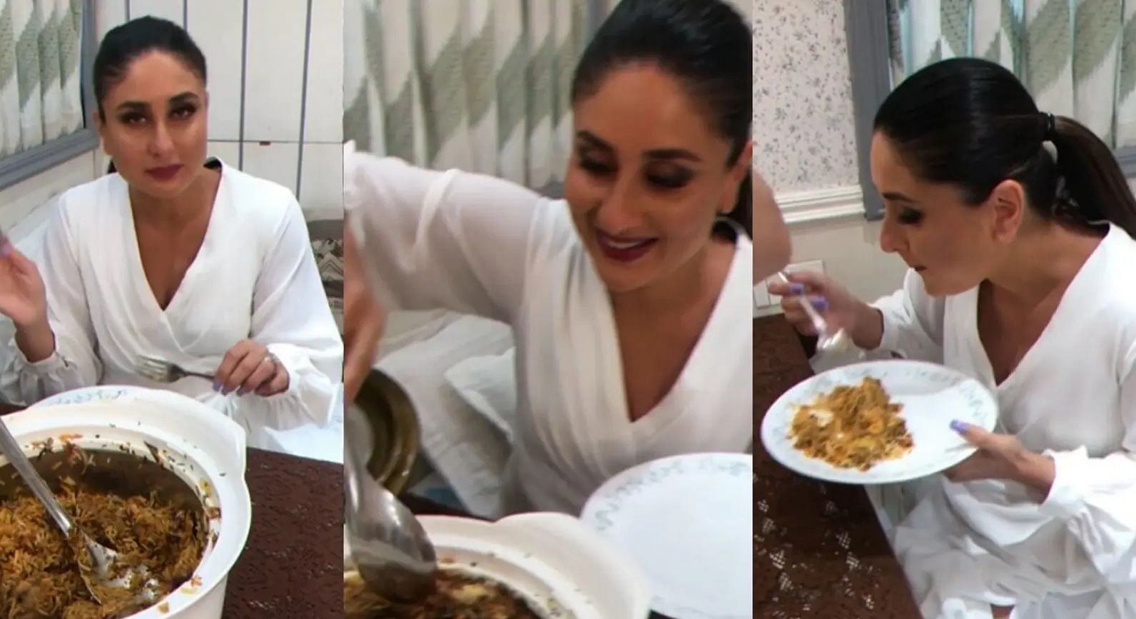 Kareena Kapoor Khan Enjoying Biryani Video Goes Viral On Social Media ...