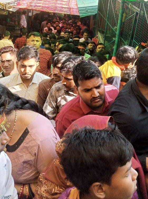 Crowd in Poornagiri Mela