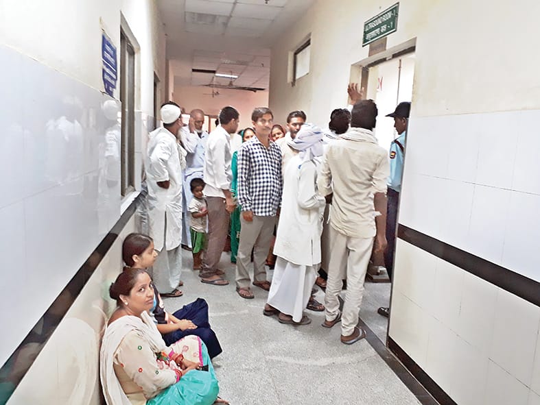 No ultrasound facility in medical college, patient upset