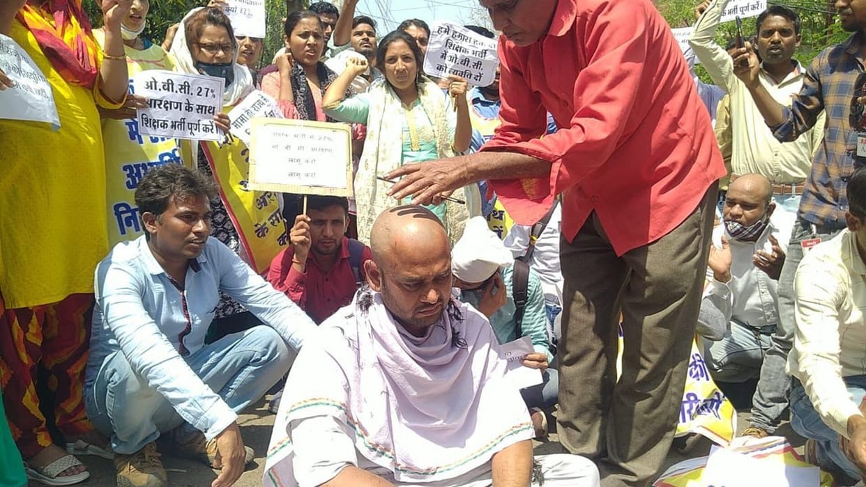 Teacher Recruitment Eligibility Test: Performance of selected teachers of OBC category outside DPI demanding 27% reservation