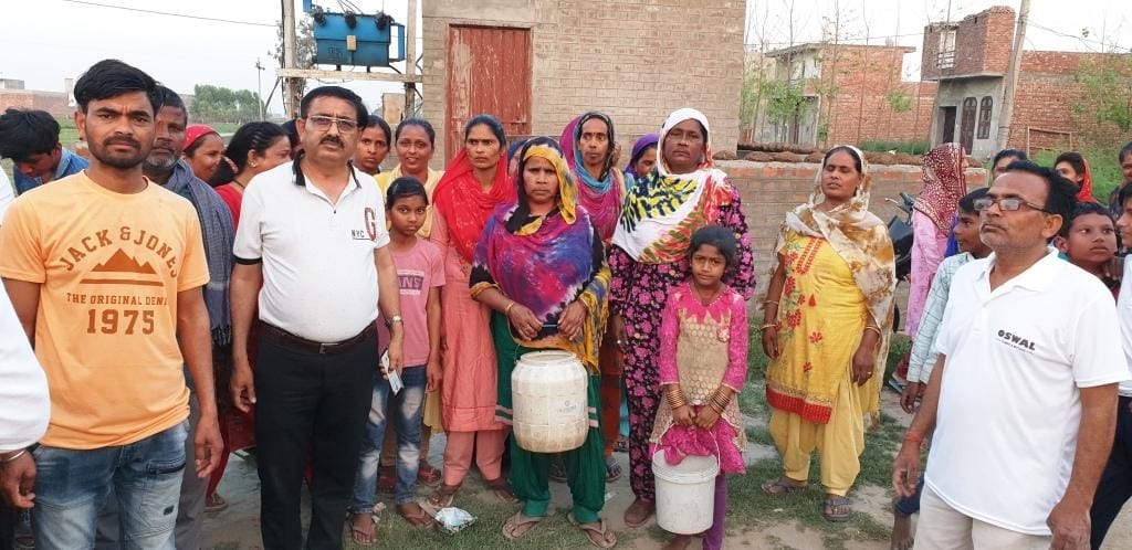 water scarcity in amar vihar colony, Kurukshetra
