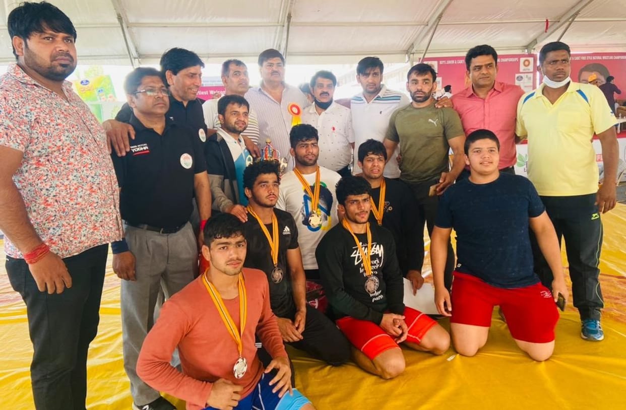 Wrestlers of Sajarwas won three gold in wrestling