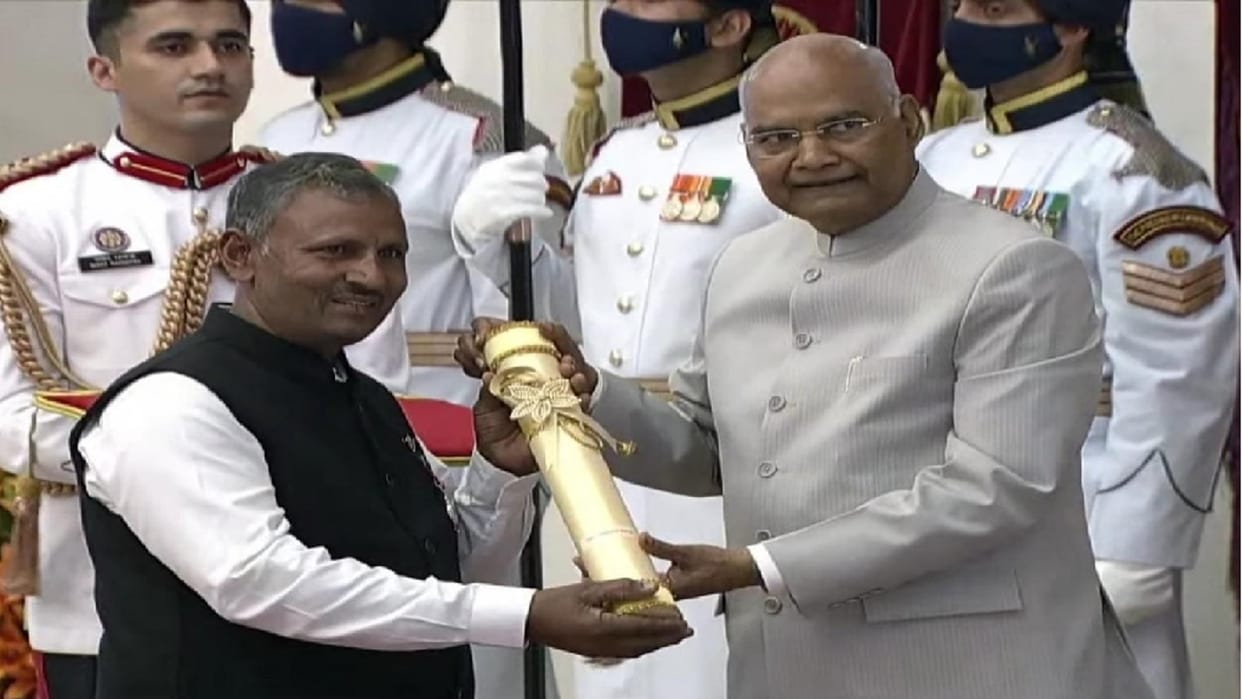 UP News: Farmer Sethpal Singh of Saharanpur honored with Padma Shri by President Ram Nath Kovind