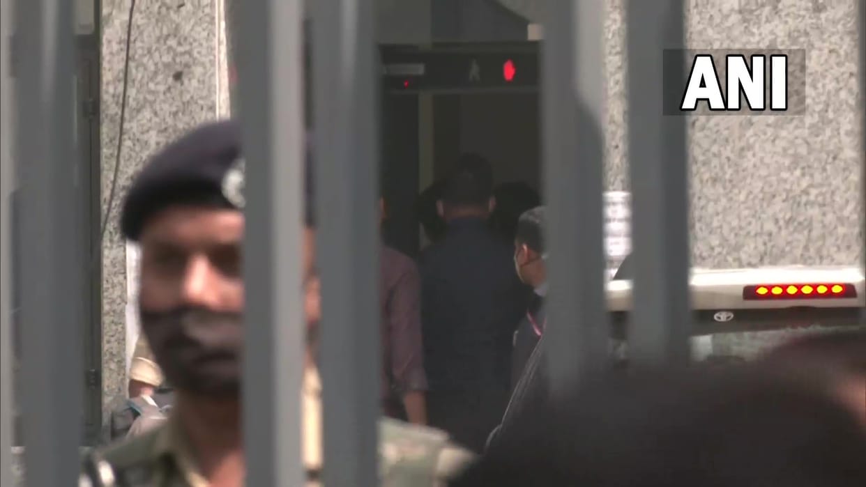 TMC MP Abhishek Banerjee arrives at ED office in connection with an alleged coal scam