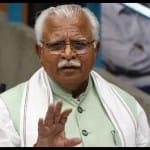 हरियाणा के मुख्यमंत्री मनोहर लाल।